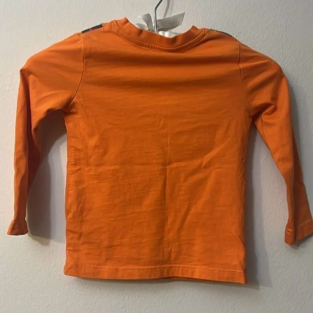 Nutmeg orange dinosaur t shirt size 3 100% cotton